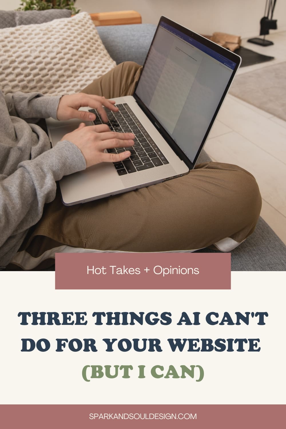 AI website builders are fast and cheap. But they can't replace strategic thinking, personality-driven messaging, or design that actually feels like you.