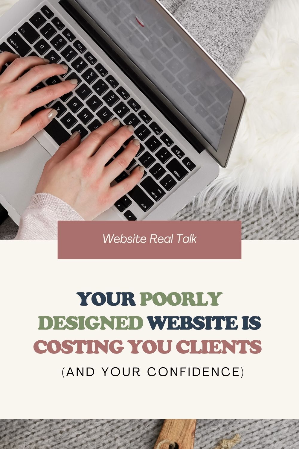 Poorly designed website costing a business owner clients and confidence.
